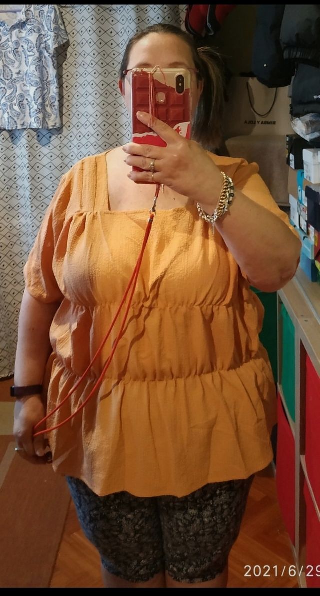 Blusa talla grande Shein