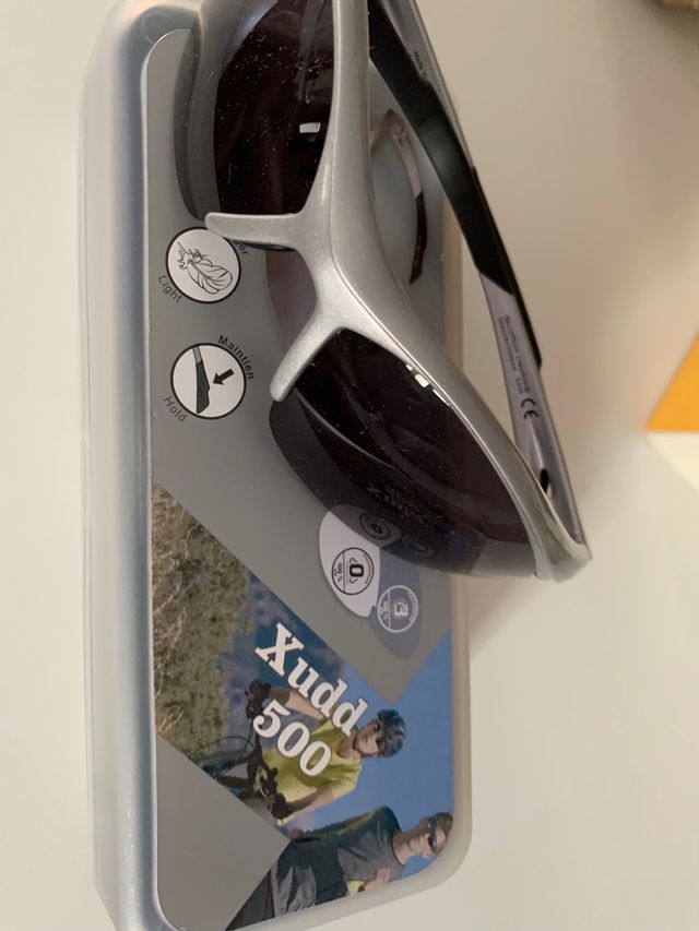 Gafas de ciclismo decathlon ligeras.