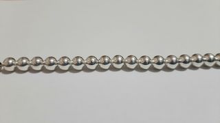 PULSERA DE BOLAS DE PLATA DE LEY