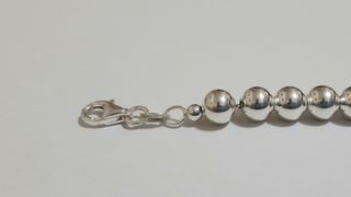 PULSERA DE BOLAS DE PLATA DE LEY