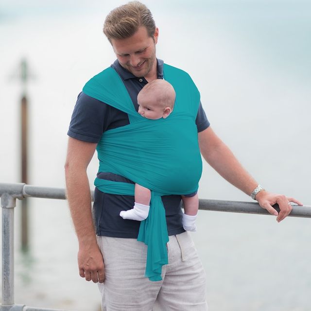 Fular portabebé elástico tejido bambú