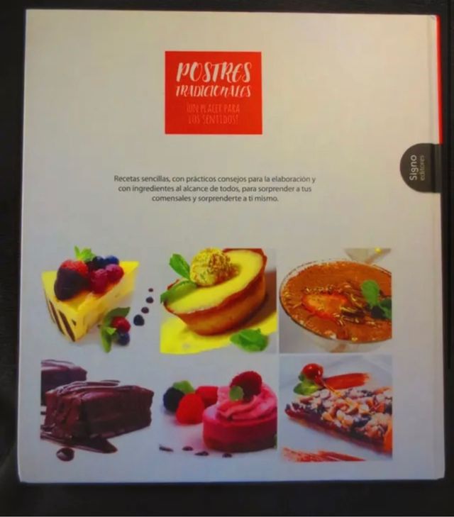 Libro de postres tradicionales , precintado