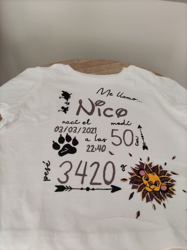 zapatillas, camisetas, bodys personalizados