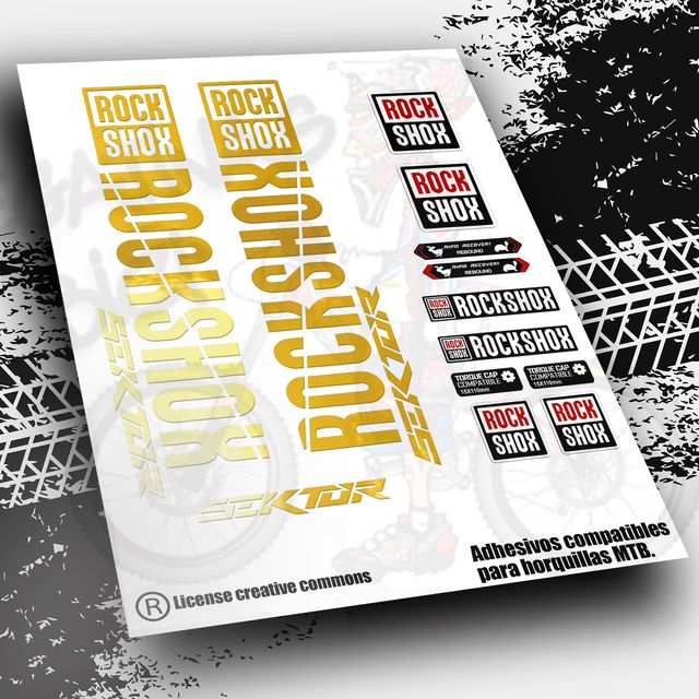 Pegatinas rockshox sid select plus sl 2021 wp355