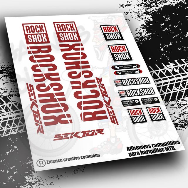 Pegatinas rockshox sid select plus sl 2021 wp355