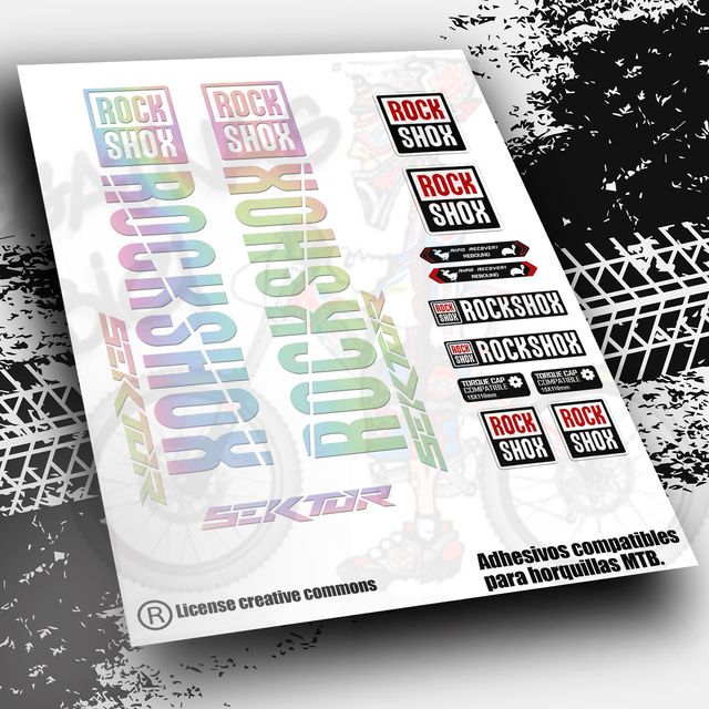 Pegatinas rockshox sid select plus sl 2021 wp355