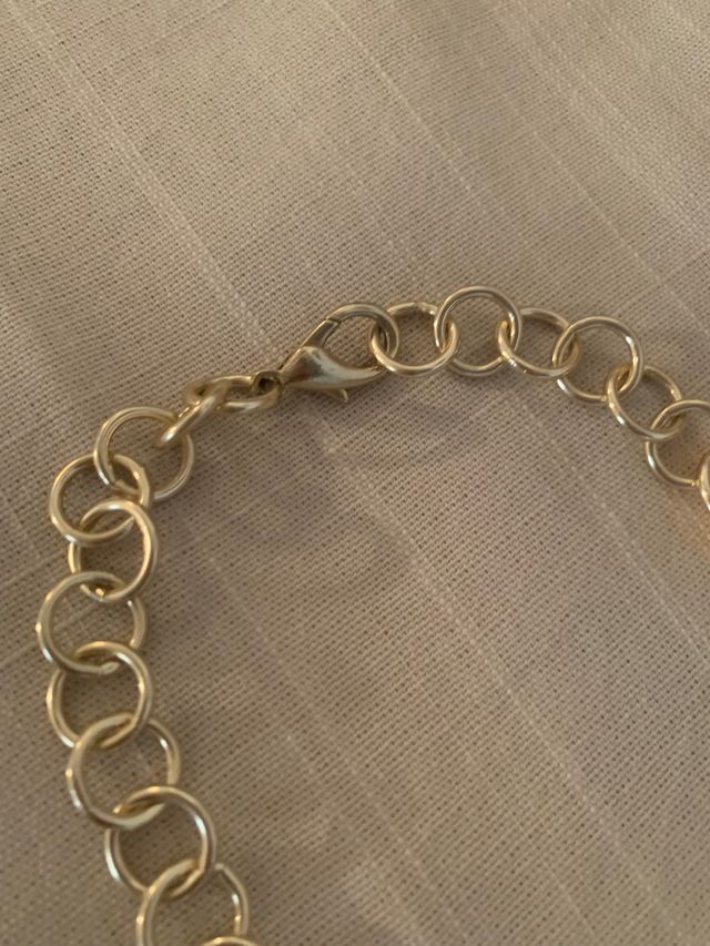 Collar peces turquesa, rosa y gris