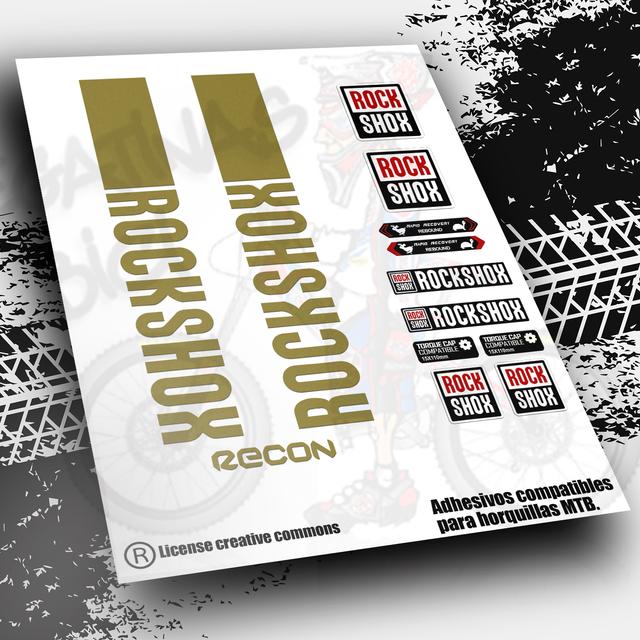 Pegatinas  horquillas ROCK SHOX RECON 2021 PB29