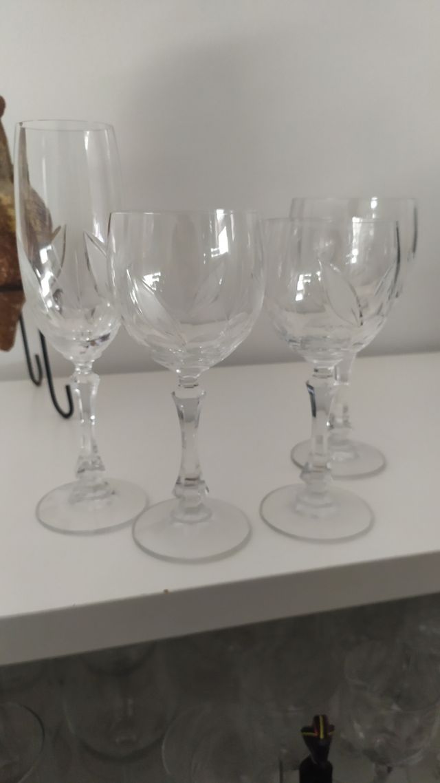 cristalería tallada