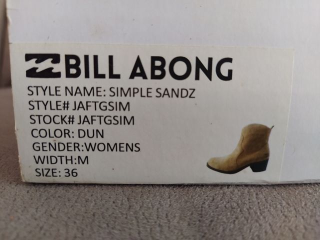 BOTÍN ANTE BILLABONG MUJER - TALLA: 36