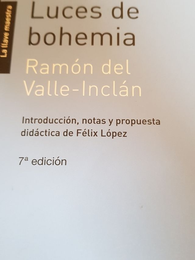 Libro Luces de Bohemia