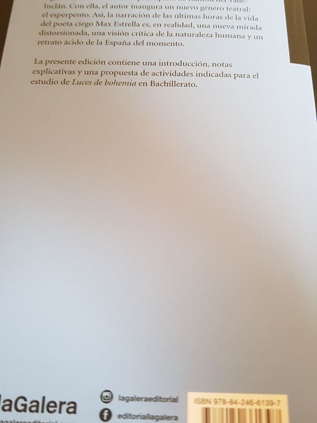 Libro Luces de Bohemia