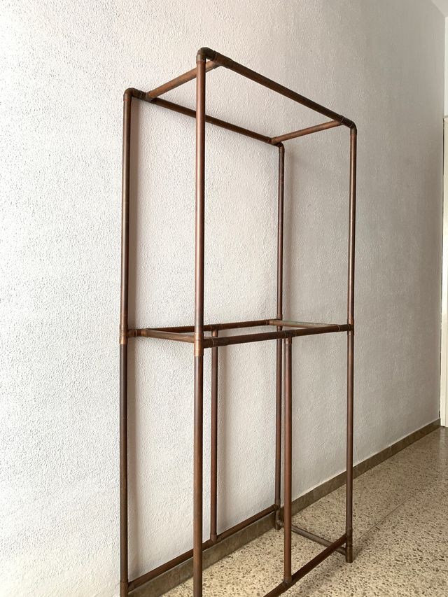 Estantería de cobre desmontable
