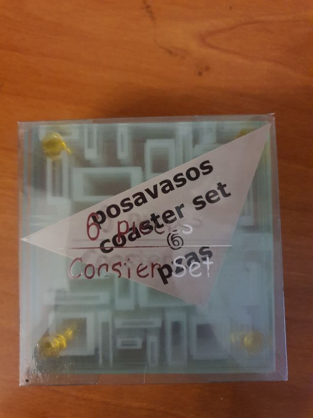 posavasos de cristal