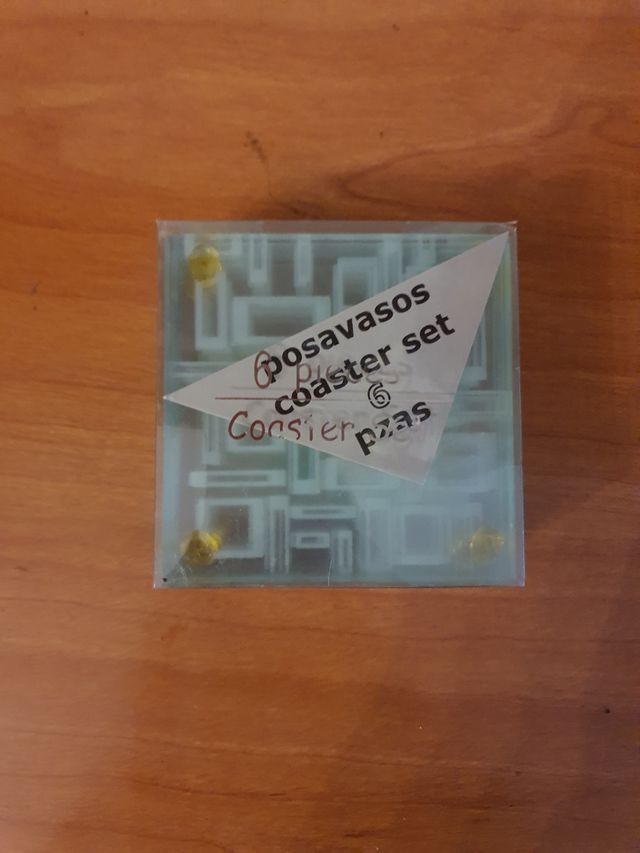 posavasos de cristal