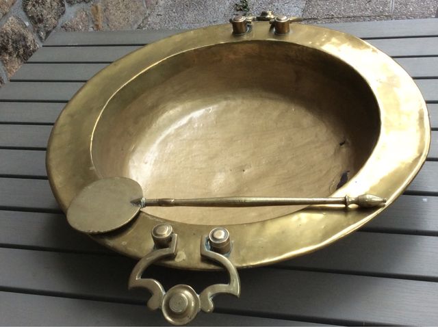 BRASERO DE BRONCE FINALES S. XIX PPIOS DEL XX