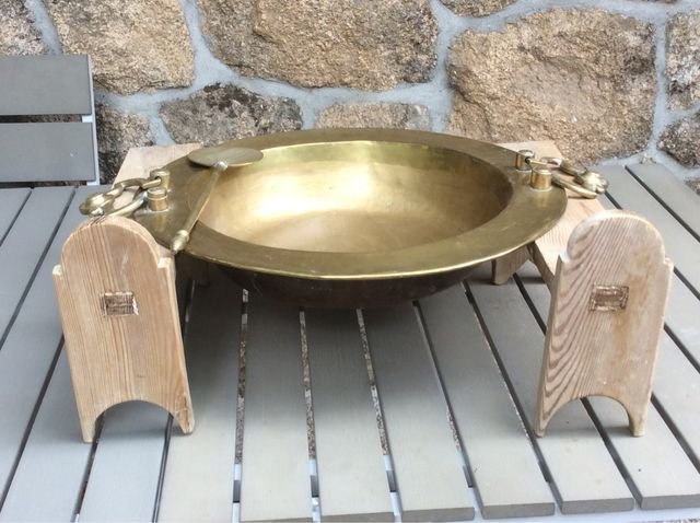 BRASERO DE BRONCE FINALES S. XIX PPIOS DEL XX