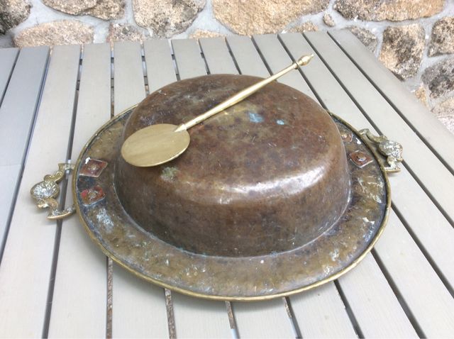 BRASERO DE BRONCE FINALES S. XIX PPIOS DEL XX