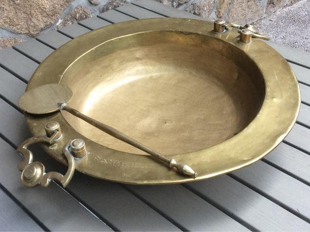 BRASERO DE BRONCE FINALES S. XIX PPIOS DEL XX