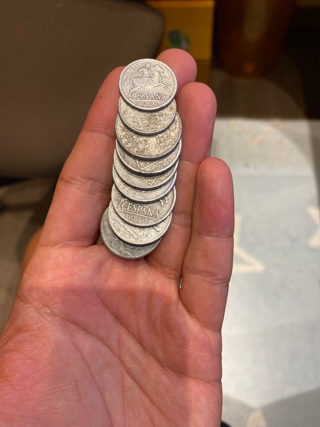 Lote monedas de aluminio 5 y 10 céntimos