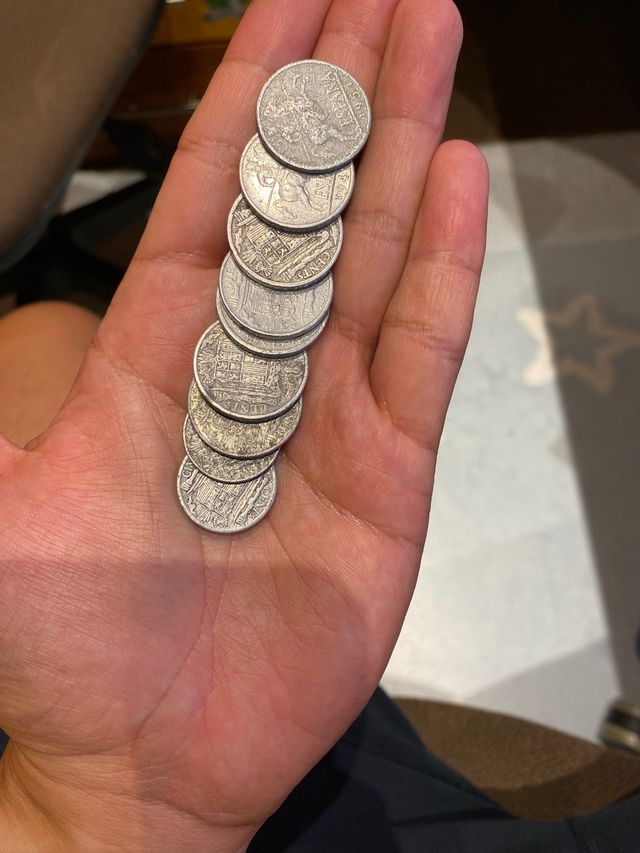 Lote monedas de aluminio 5 y 10 céntimos