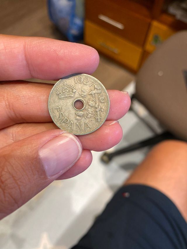 Moneda 25 céntimos 1927