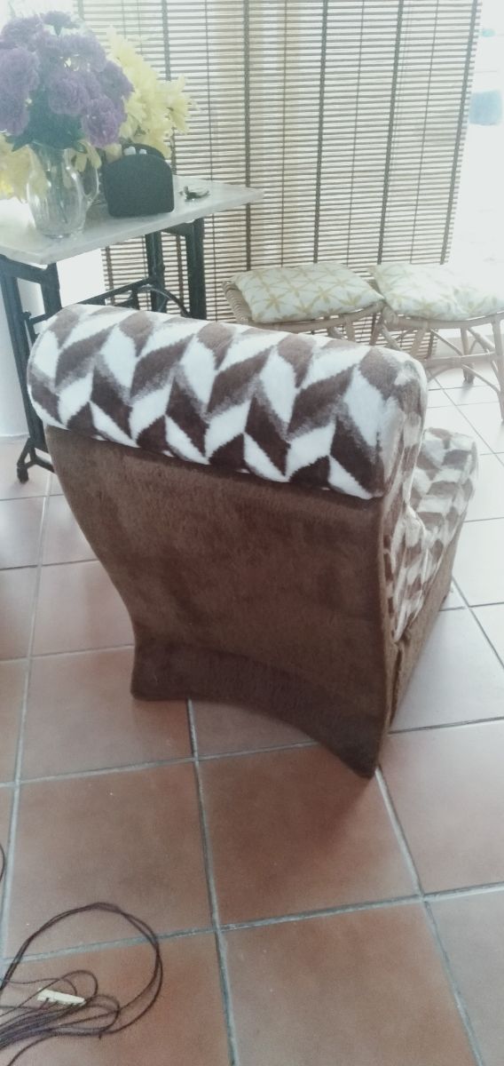 sillón estampado 
