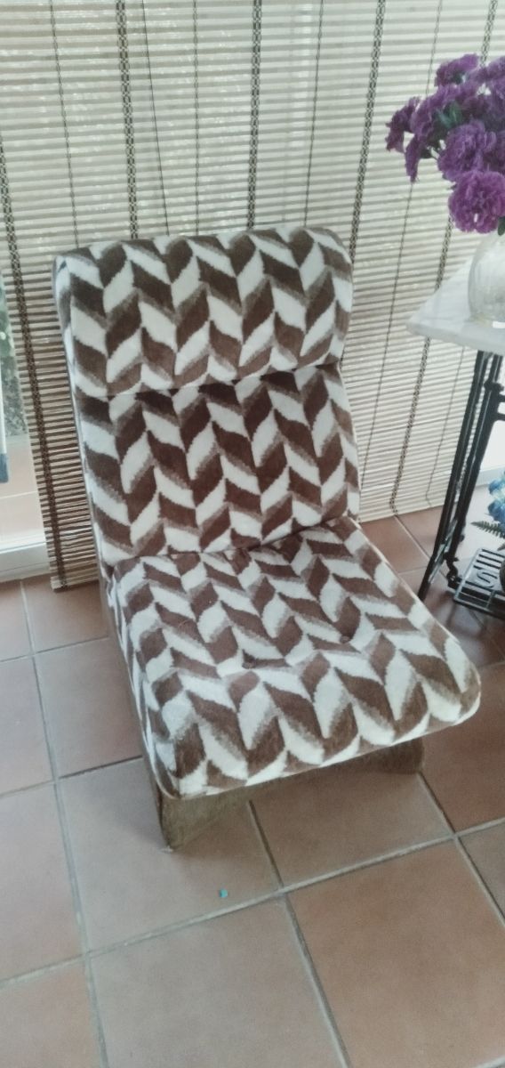 sillón estampado 