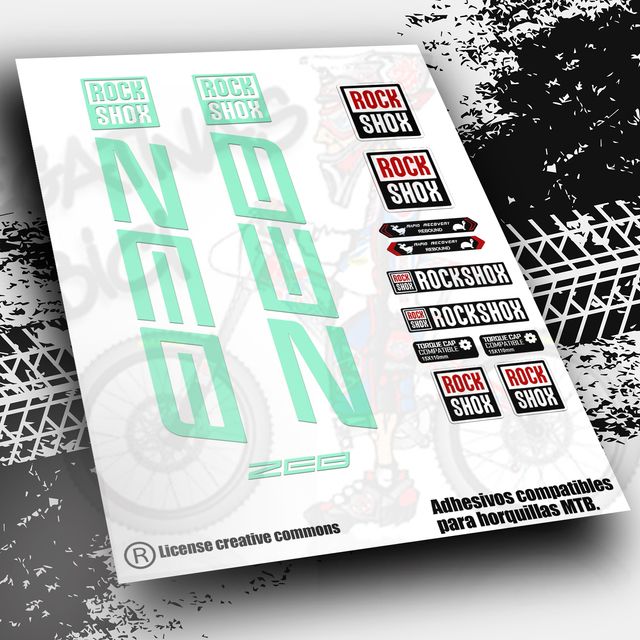 Pegatinas rockshox pike select plus 2021 wp391