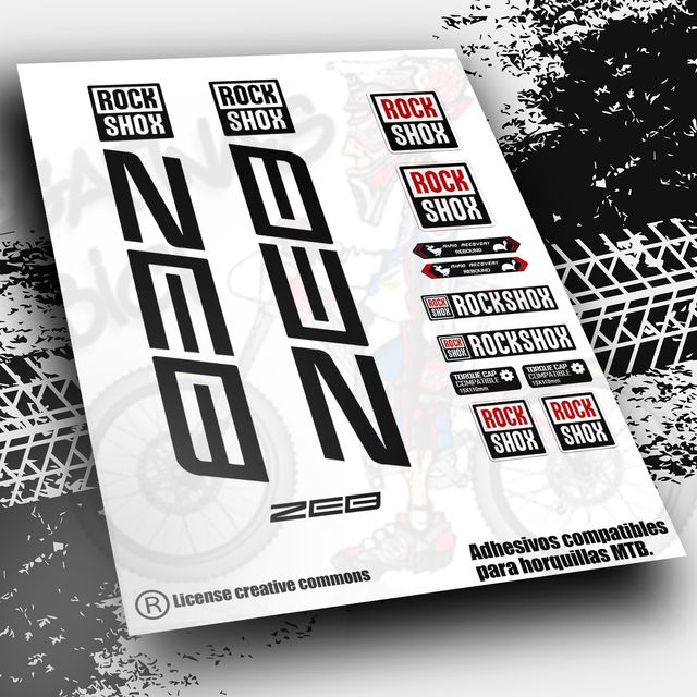 Pegatinas rockshox pike select plus 2021 wp391