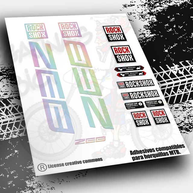Pegatinas rockshox pike select plus 2021 wp391