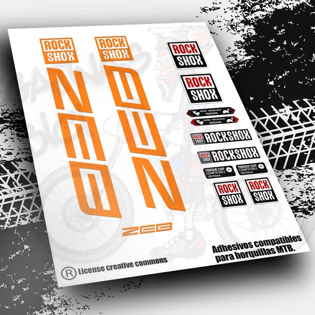 Pegatinas rockshox pike select plus 2021 wp391