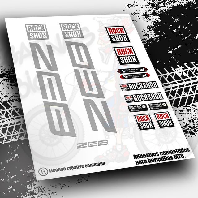 Pegatinas rockshox pike select plus 2021 wp391