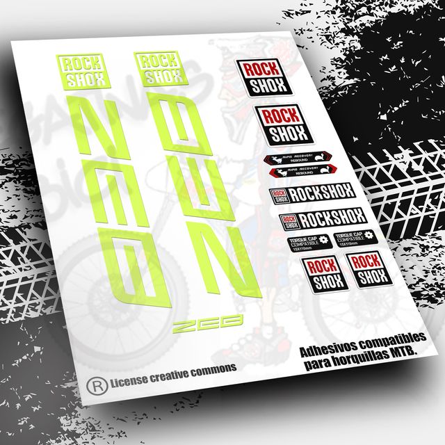 Pegatinas rockshox pike select plus 2021 wp391