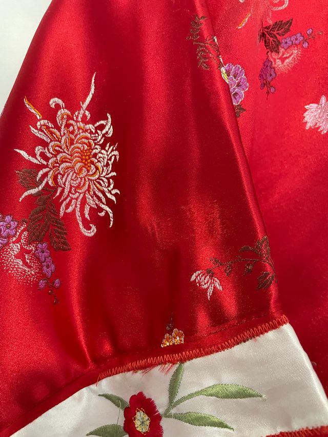 Kimono chino rojo