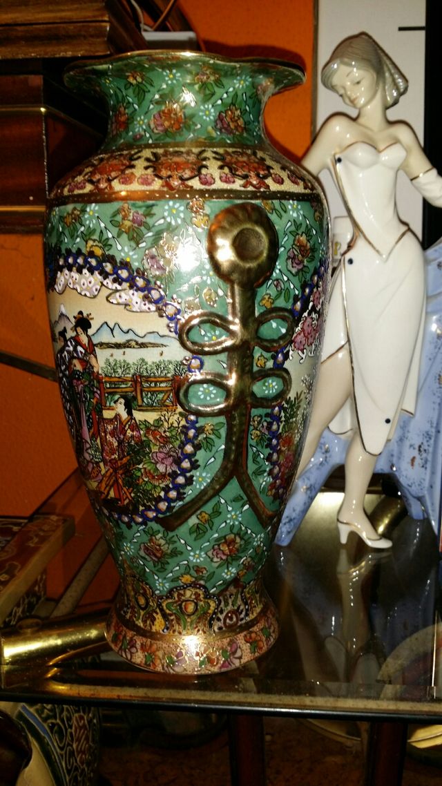 Jarrón Grande Esmalte estilo oriente