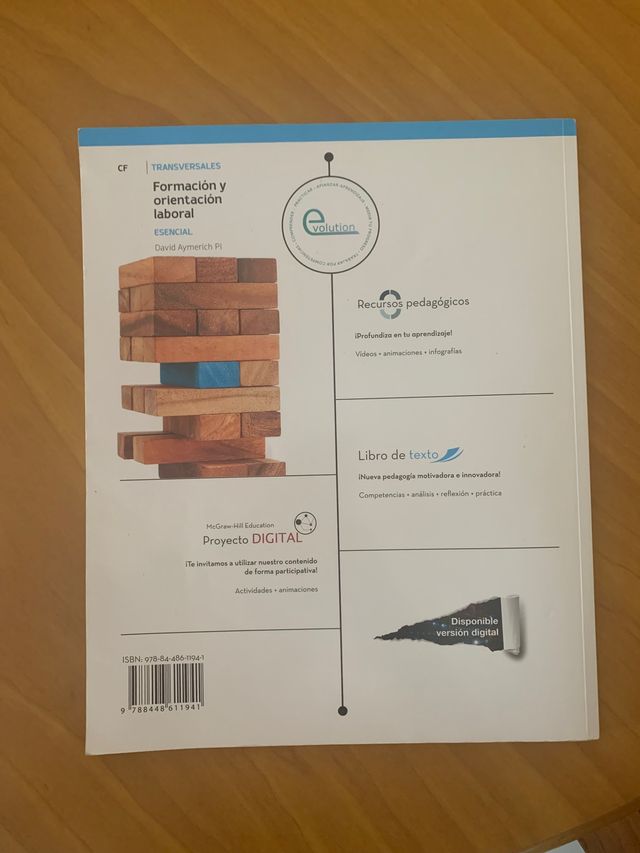 Libro Formación y Orientación Laboral