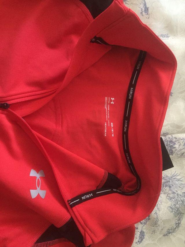 Sudadera fina correr talla M under armour