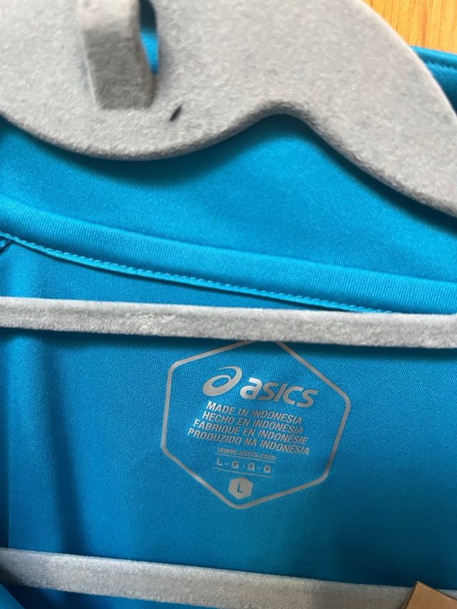 Sudadera fina de correr Asics Azul talla L