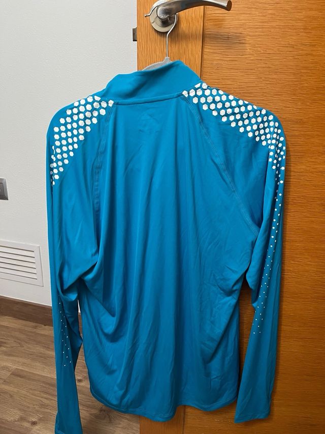 Sudadera fina de correr Asics Azul talla L