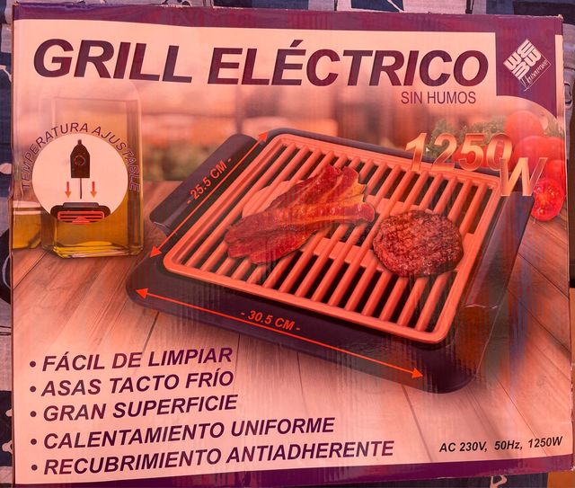 Grill Eléctrico 1250W