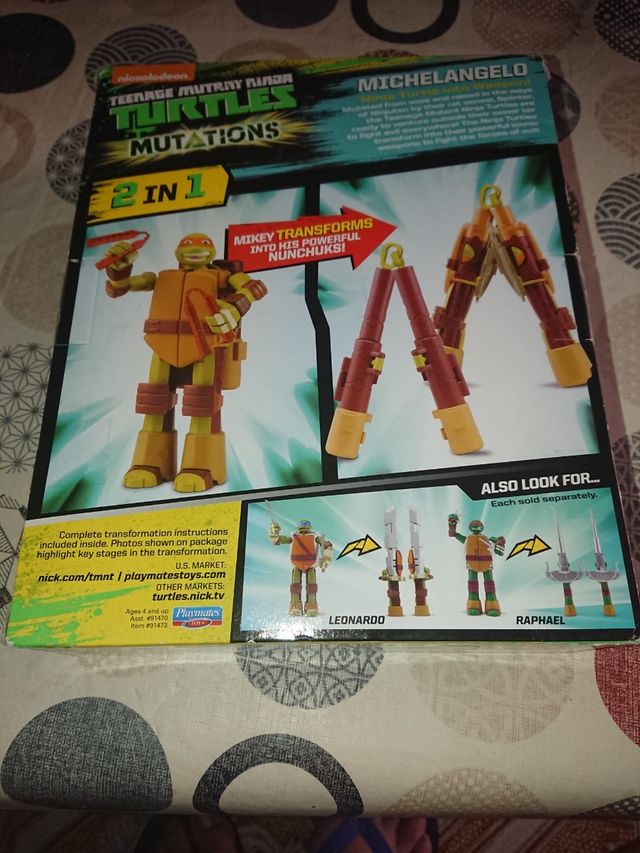 tortugas ninja transformers POWER Rangers5 lote 