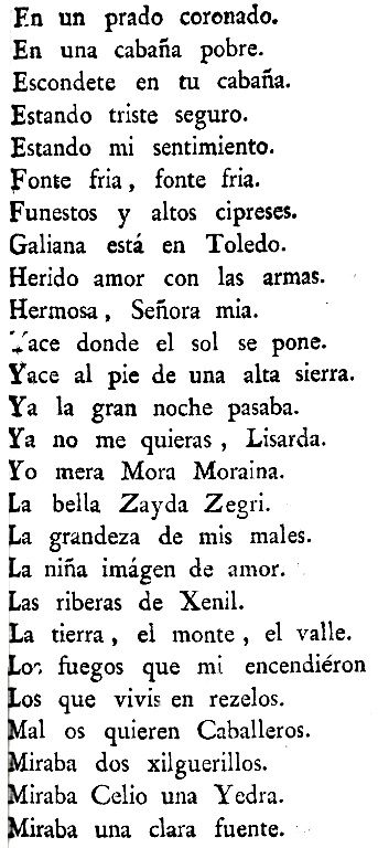 [AÑO 1796]. CANCIONEROS Y ROMANCEROS ANTIGUOS.