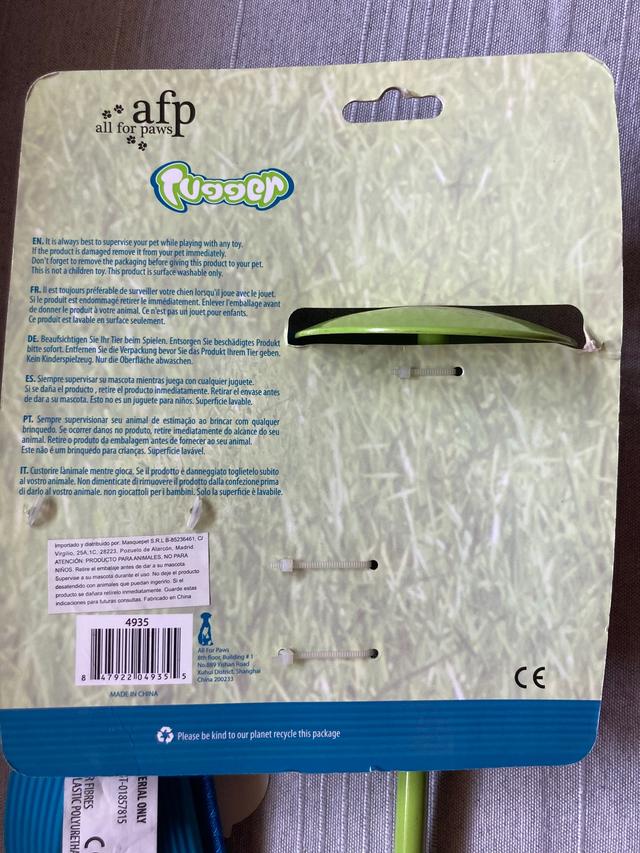 Juguete perros AFP ALL FOR PAWS