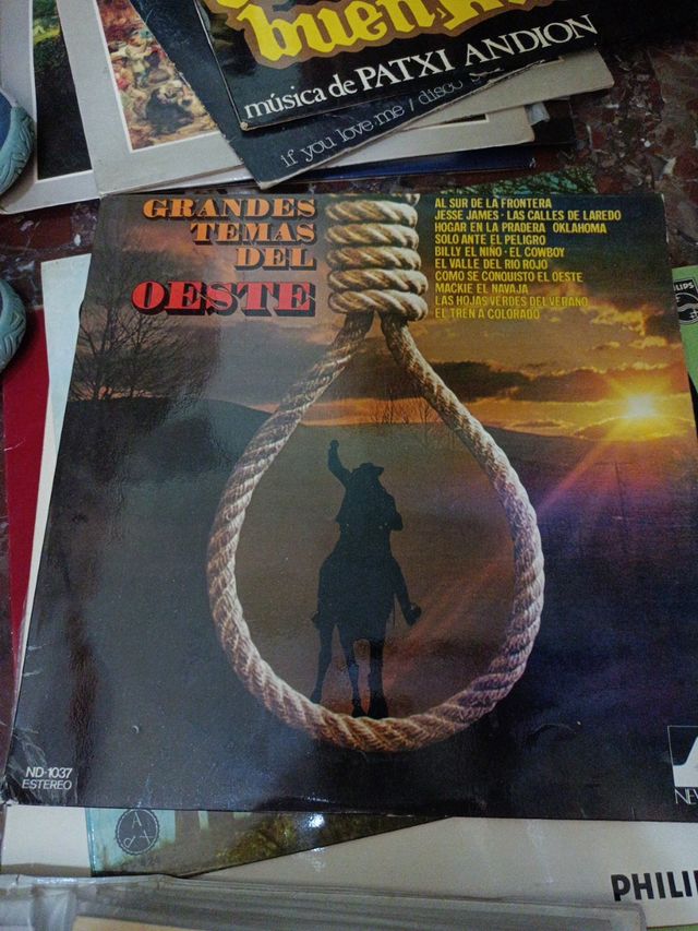 Grandes Temas del Oeste. Disco Vinilo LP