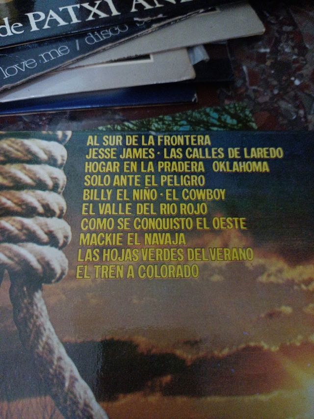 Grandes Temas del Oeste. Disco Vinilo LP