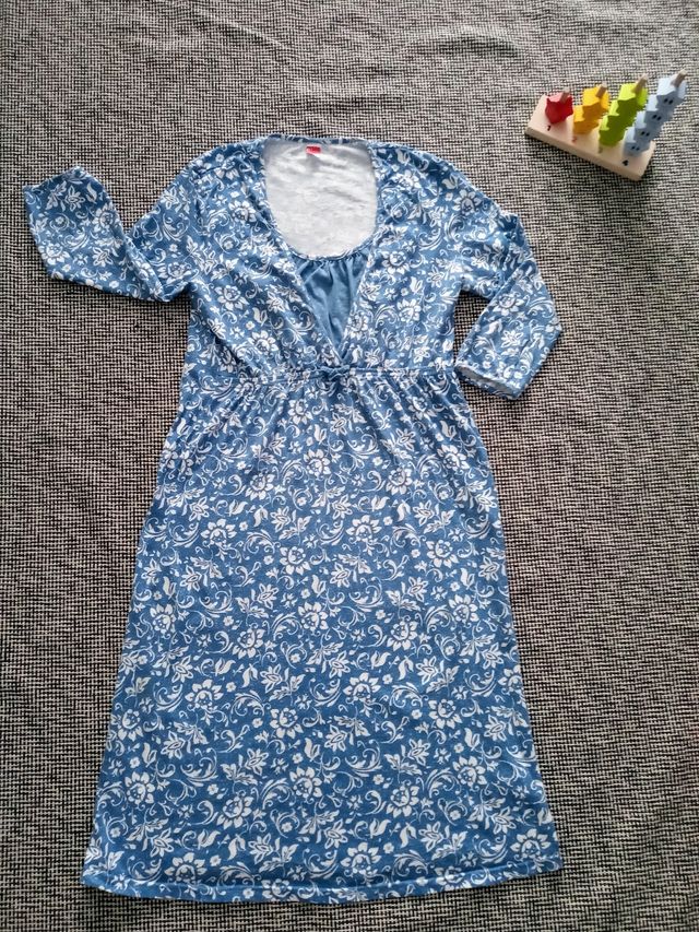 Camicia da notte per allattamento 100% cotone NUOVA