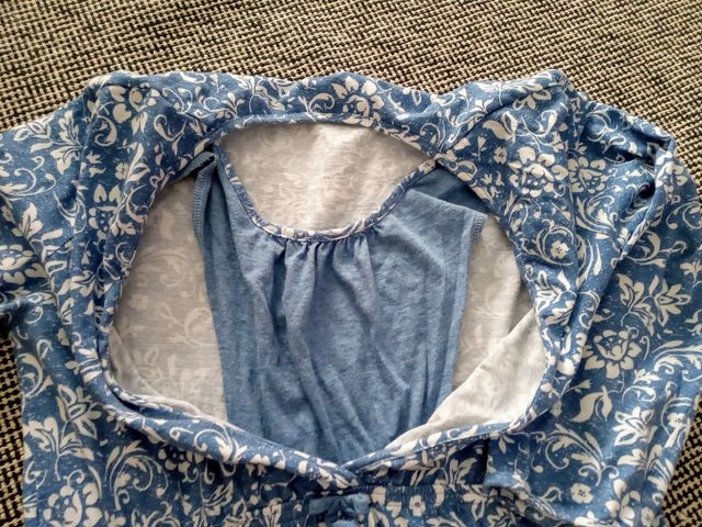 Camicia da notte per allattamento 100% cotone NUOVA