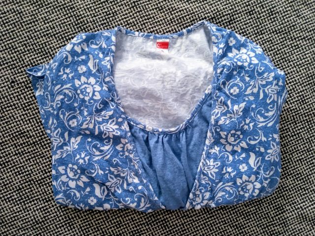 Camicia da notte per allattamento 100% cotone NUOVA