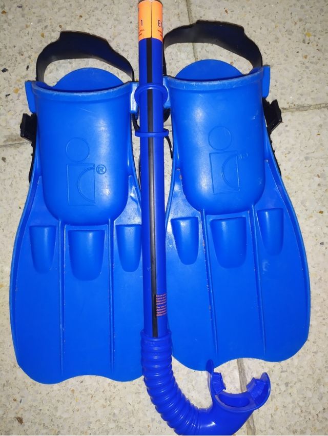 ALETAS BUCEO Y TUBO  NIÑ@S